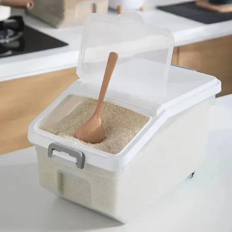 10KG Dry Food Dispenser – Airtight Storage Container with Lid